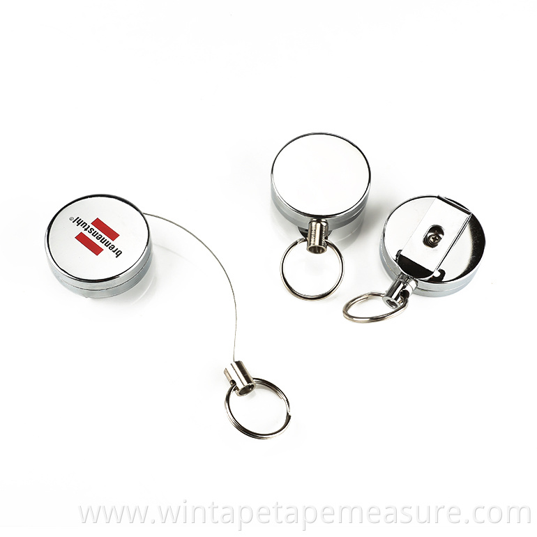 Fancy heavy duty retractable reel badge holder cheap hot business promotion gifts item with Your Logo or Name